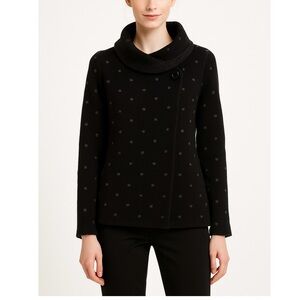 Max Studio Black & white cardigan